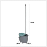 Set 5five, găleată + mătură + mop, 15 l