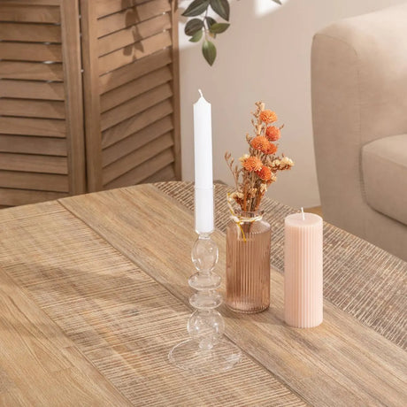 Sfeșnic Atmosphera Bubble, Sticlă, 22 cm