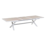 Masă de grădină extensibilă Hesperide Axiome, aluminiu, 12 locuri