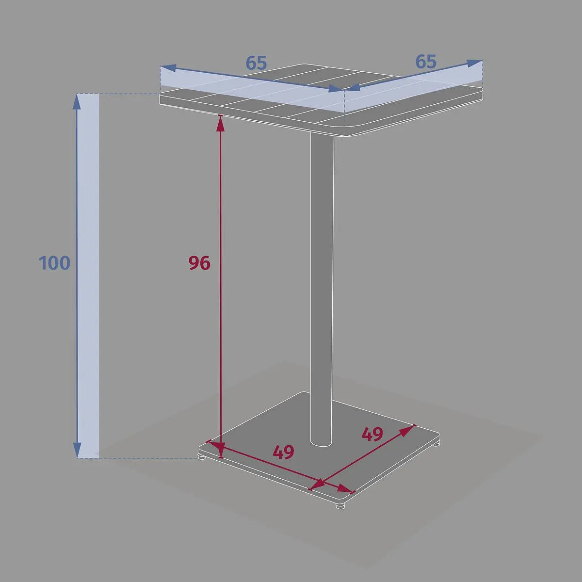 Masă înaltă de grădină Hesperide Phuket