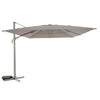 Umbrelă de grădină cu suport lateral Hesperide Melhia, înclinabilă, olefin, 3x3 m