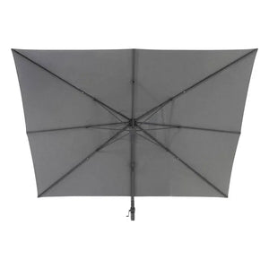 Градински чадър със странична стойка Hesperide Suenyo Sunbrella, Антрацит, 4x3 m