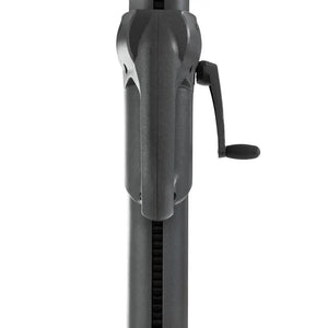 Градински чадър със странична стойка Hesperide Suenyo Sunbrella, Антрацит, 4x3 m