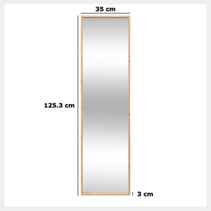 Oglindă de baie 5five BAM, dreptunghiulară suspendată, 35x125 cm