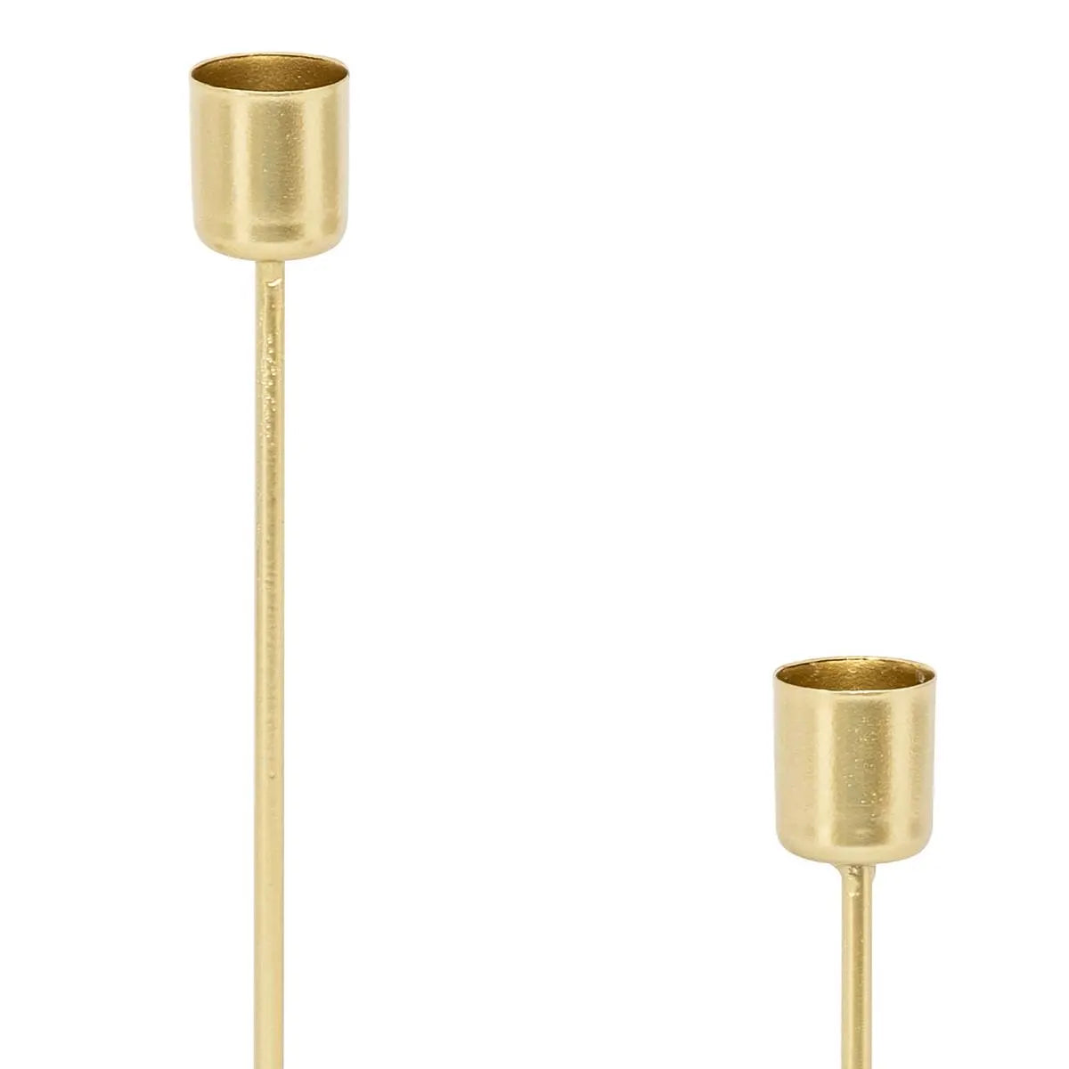 Sfeșnic Atmosphera Margy, Metal, Auriu, 20 cm