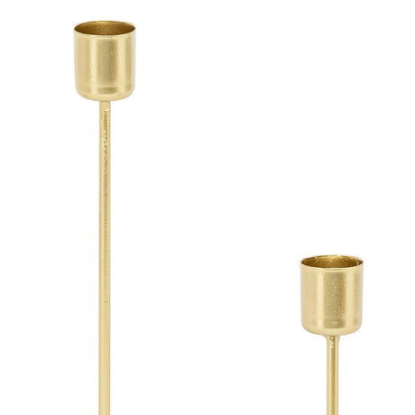 Sfeșnic Atmosphera Margy, Metal, Auriu, 20 cm