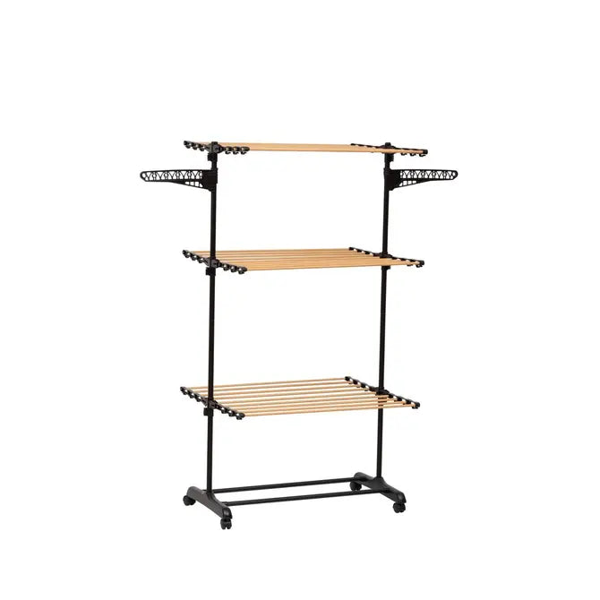 Uscător de rufe 5five cu efect de lemn, efect metalic cu efect de lemn, 25 m