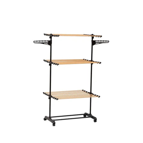 Uscător de rufe 5five cu efect de lemn, efect metalic cu efect de lemn, 25 m