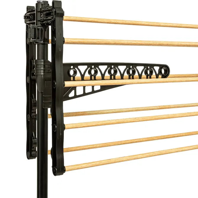 Uscător de rufe 5five cu efect de lemn, efect metalic cu efect de lemn, 25 m