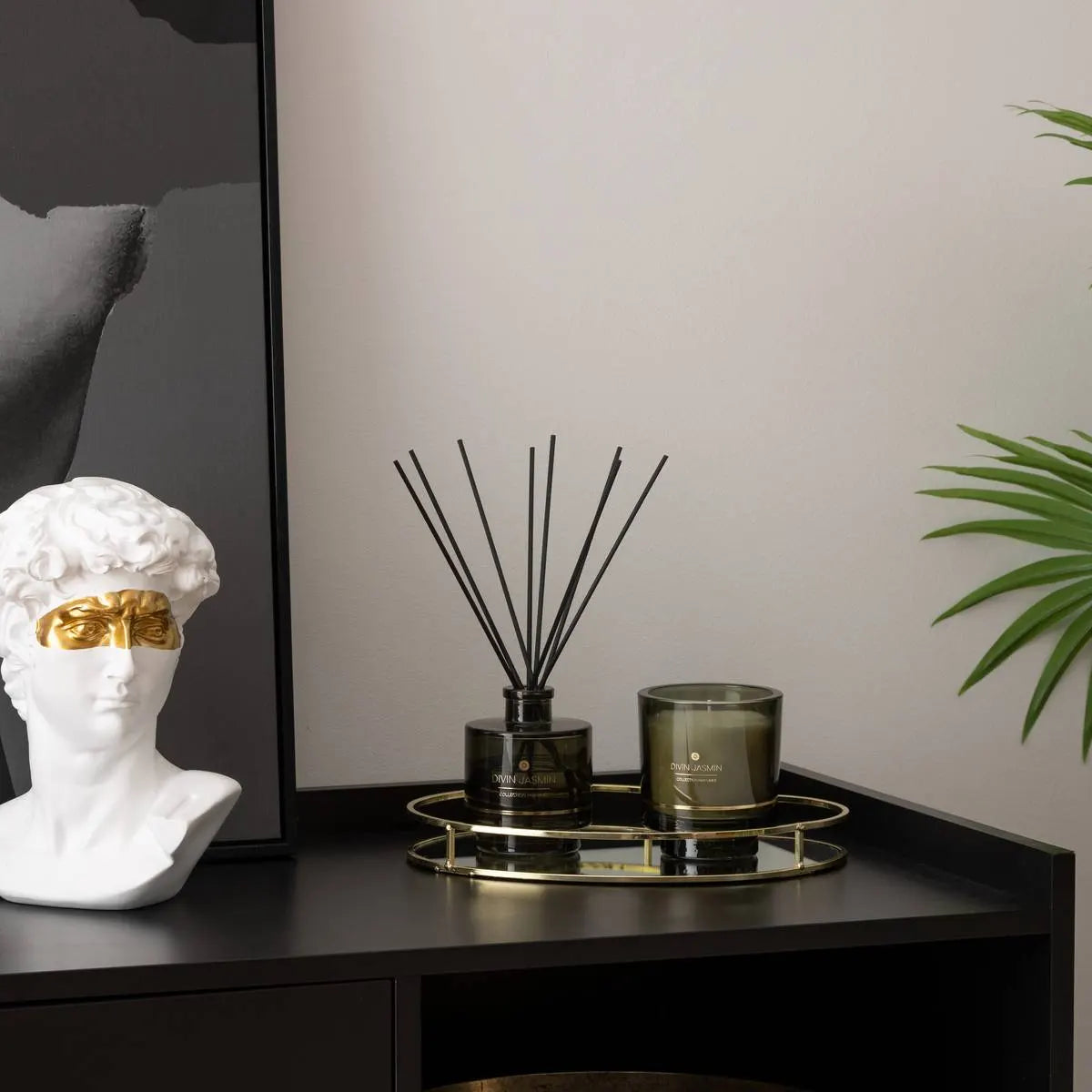 Figură decorativă David, rășină, 25 cm