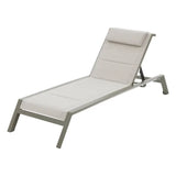 Șezlong pliabil Hesperide Allure Athea, aluminiu