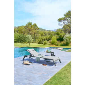 Сгъваем шезлонг Hesperide Allure Athea, Алуминий, Лаврово зелено