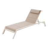 Șezlong pliabil Hesperide Allure Athea, aluminiu