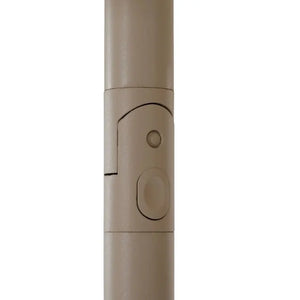 Прав накланящ се чадър Hesperide Soya, Пшеница/Глина, 2.5x2.5 m