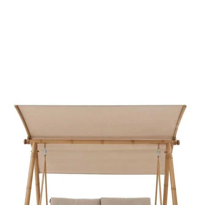 Двуместна люлка Hesperide Baroe, Дървесен ефект, Цвят Лен