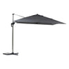 Umbrelă de grădină cu suport lateral Hesperide Equador, anodizat, 4x3 m