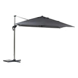 Umbrelă de grădină cu suport lateral Hesperide Equador, anodizat, 4x3 m
