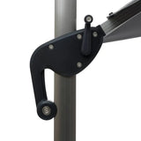 Umbrelă de grădină cu suport lateral Hesperide Equador, anodizat, 4x3 m