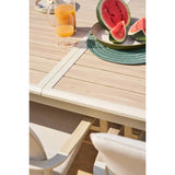 Masă de grădină extensibilă Hesperide Axiome, aluminiu, 10 locuri