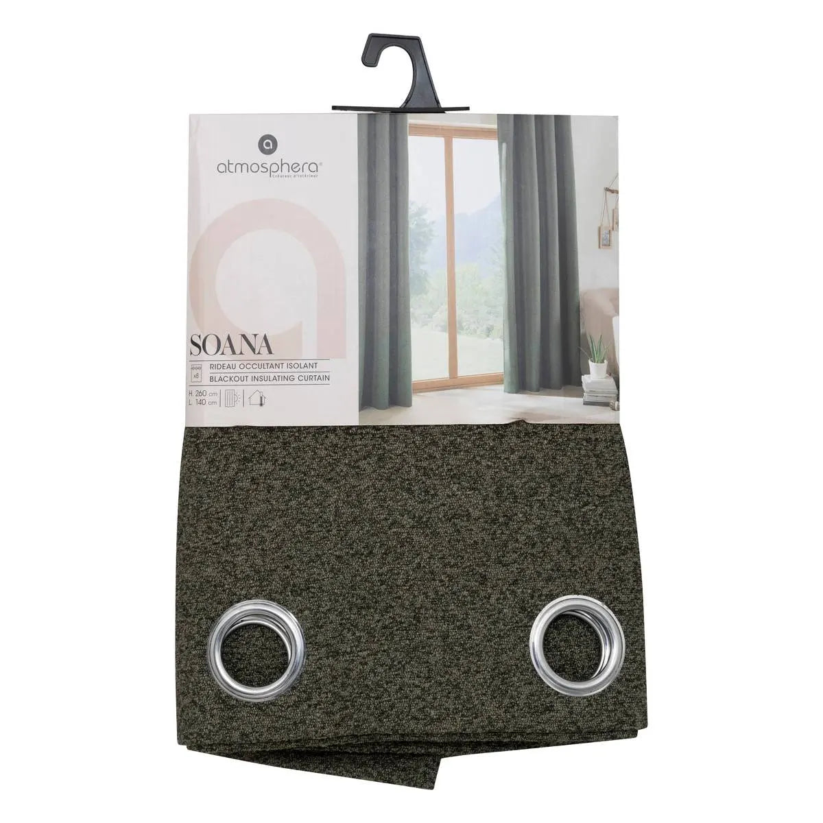 Perdea opacă termică Atmosphere Soana, 140x260 cm