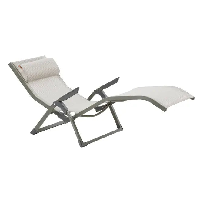 Сгъваем шезлонг Hesperide Decima Athea, Алуминий, Лаврово зелено