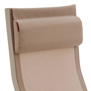 Сгъваем шезлонг Hesperide Decima, Алуминий, Глина/Лен