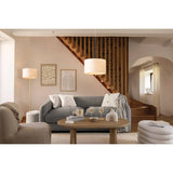 Lampă atmosphera Tina, Textil, Alb, 150 cm