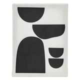 Set de 5 tablouri înrămate atmosphera Cynthia, imprimeu abstract