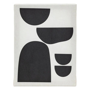 Pictură înrămată Atmosphera Cynthia, Imprimeu abstract, Set de 5