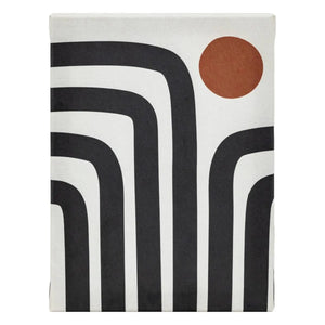 Pictură înrămată Atmosphera Cynthia, Imprimeu abstract, Set de 5