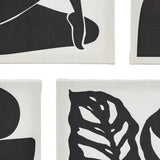Set de 5 tablouri înrămate atmosphera Cynthia, imprimeu abstract