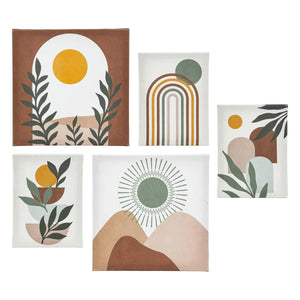 Tablou înrămat Atmosphera Cynthia, Soare, Set de 5
