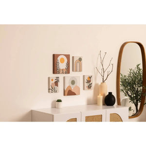 Tablou înrămat Atmosphera Cynthia, Soare, Set de 5