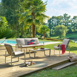 Set lounge de grădină Hesperide Boreane, aluminiu, 5 locuri