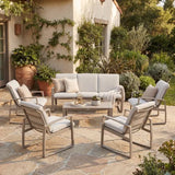 Set lounge de grădină Hesperide Boreane, aluminiu, 5 locuri