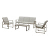 Set lounge de grădină Hesperide Boreane, aluminiu, 5 locuri