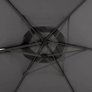 Градински чадър със странична стойка Hesperide Naulia, Цвят Шисти, 3.3 m