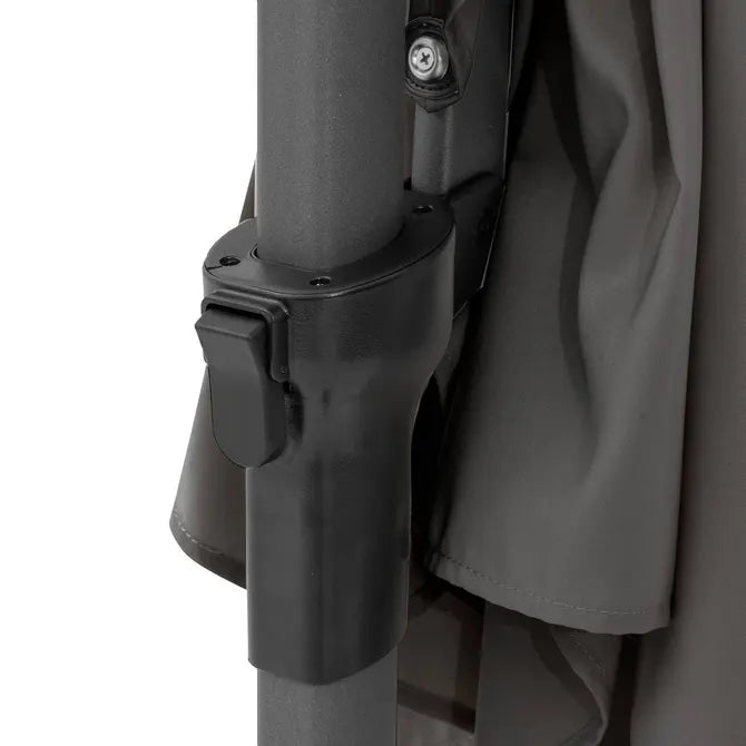 Градински чадър със странична стойка Hesperide Naulia, Цвят Шисти, 3.3 m