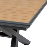 Masă de grădină extensibilă Hesperide Axiome, aluminiu, 10 locuri