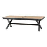 Masă de grădină extensibilă Hesperide Axiome, aluminiu, 12 locuri