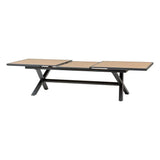 Masă de grădină extensibilă Hesperide Axiome, aluminiu, 12 locuri