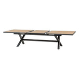 Masă de grădină extensibilă Hesperide Axiome, aluminiu, 12 locuri