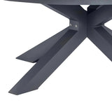 Masă de grădină rotundă Hesperide Oraclion, aluminiu, 12 locuri