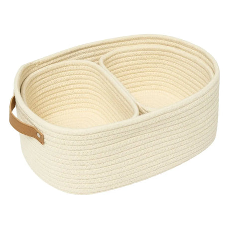 Set de coșuri de depozitare 5five pentru Ficus, 3 buc.