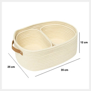 Set de coșuri de depozitare 5five pentru Ficus, 3 buc.