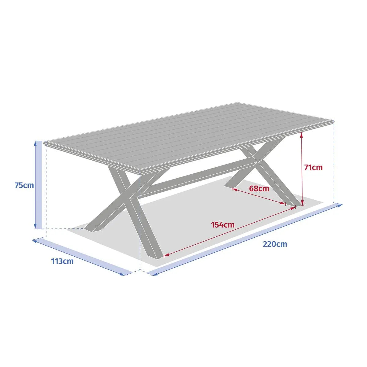 Masa de gradina Hesperide Axiome 21