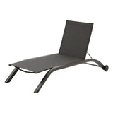 Șezlong pliabil cu roți Hesperide Jimani, aluminiu, reglabil