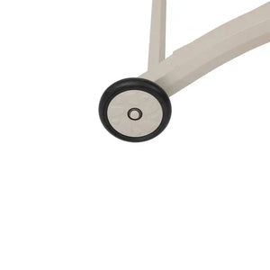 Шезлонг с колелца Hesperide Jimani, Алуминий, 77 cm, Звезден анасон/Глина