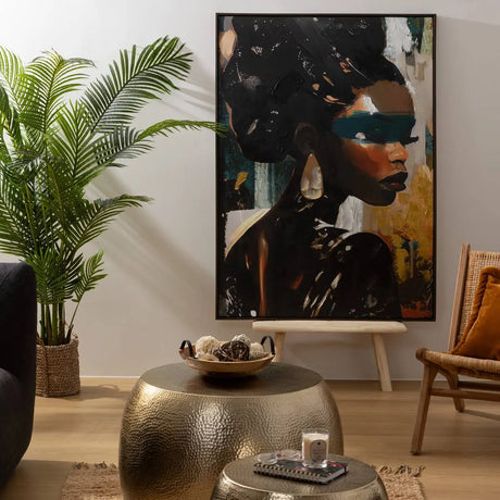 Pictură înrămată atmosferă Isia, Pânză pictată 100x140 cm