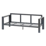 Canapea de grădină Hesperide Evasion, aluminiu, 3 locuri, grafit